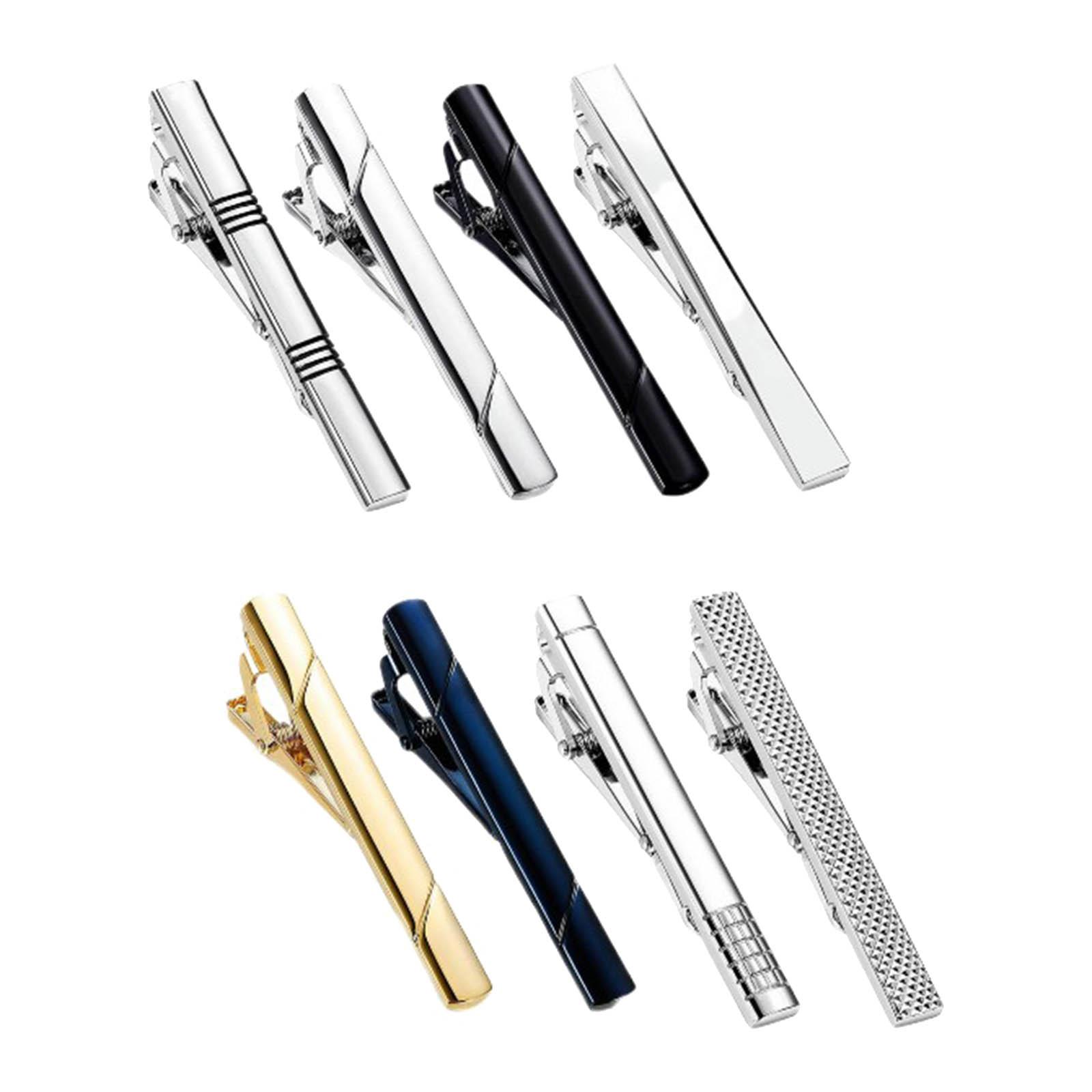 Tie Bar Set Gift - Set di Fermacravatte da Uomo per