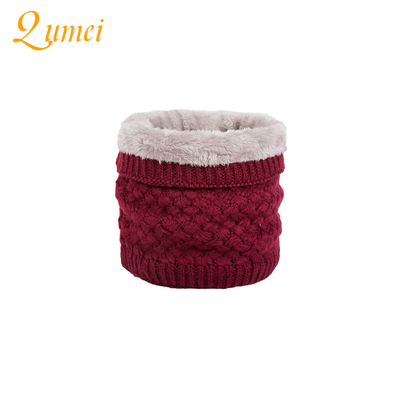 Infinity Scarf Knit - 3 pz Sciarpe delle Donne Unisex