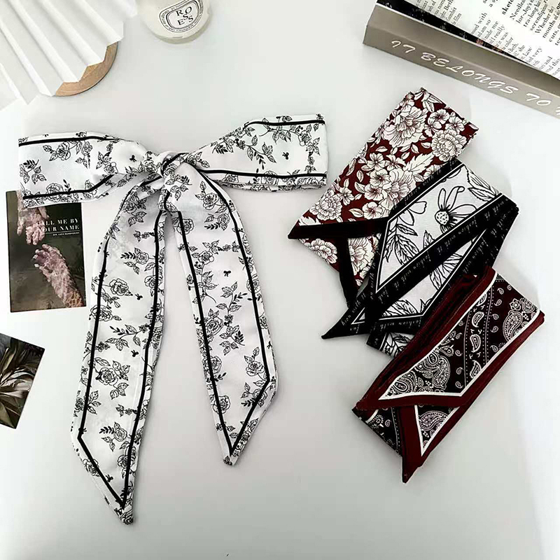 Silk Neck Scarf - Sciarpa Lunga in Seta di Lusso