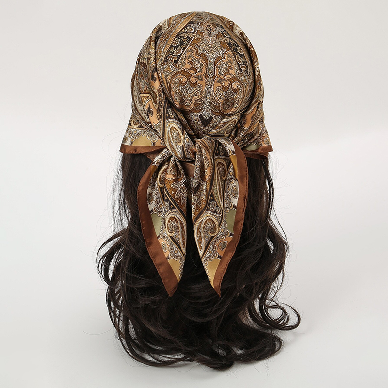 Sciarpa quadrata in seta di ma - Head Wrap Turban recensione e prezzo