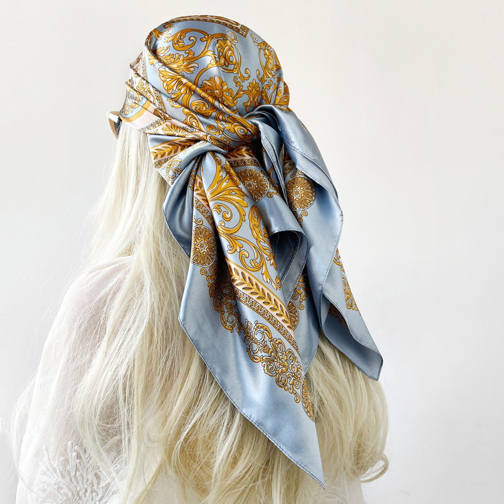 Sciarpa Quadrata in Seta Satin - Head Wrap Turban recensione e prezzo