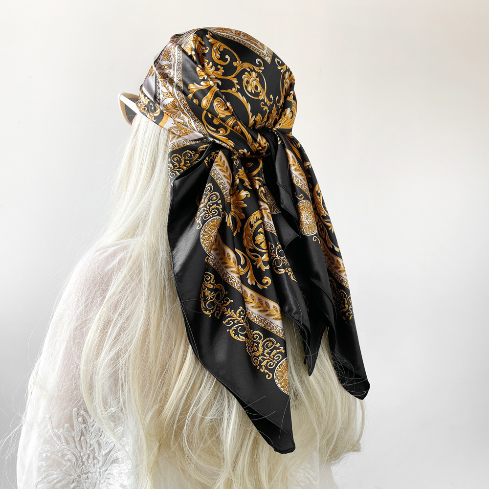 Sciarpa Quadrata in Seta Satin - Head Wrap Turban recensione e prezzo