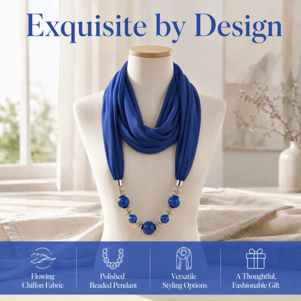 Nuova Sciarpa in Chiffon con P - Infinity Scarf Knit recensione e prezzo