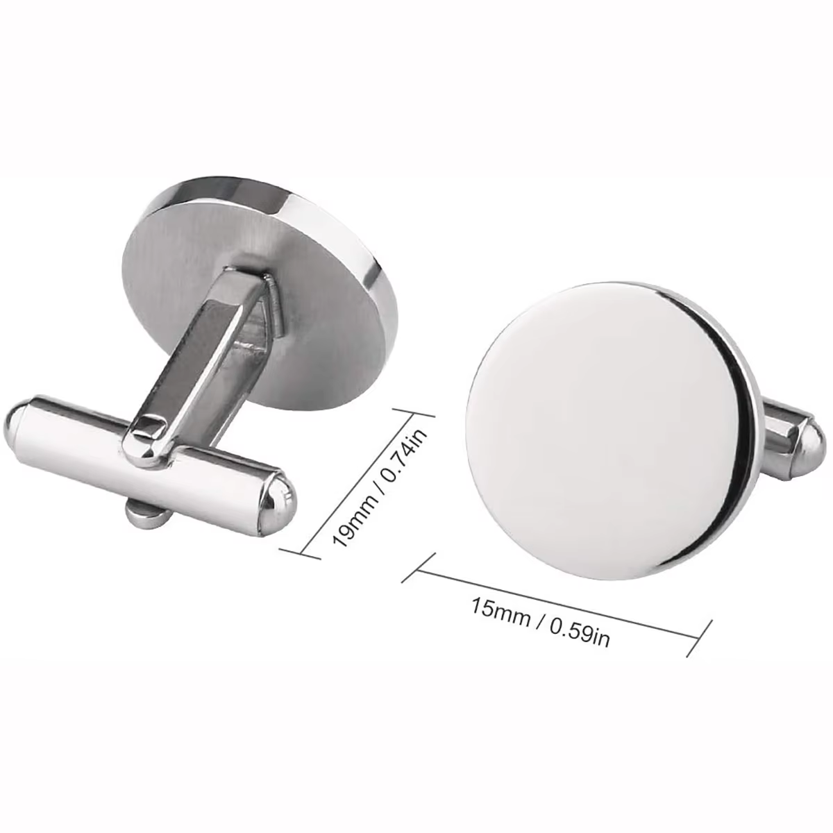 Gemelli in metallo personalizz - Tie Clip Silver recensione e prezzo