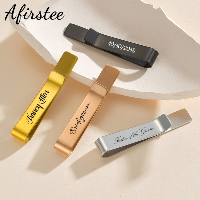 Clippole per cravatta con nome - Tie Bar Set Gift recensione e prezzo