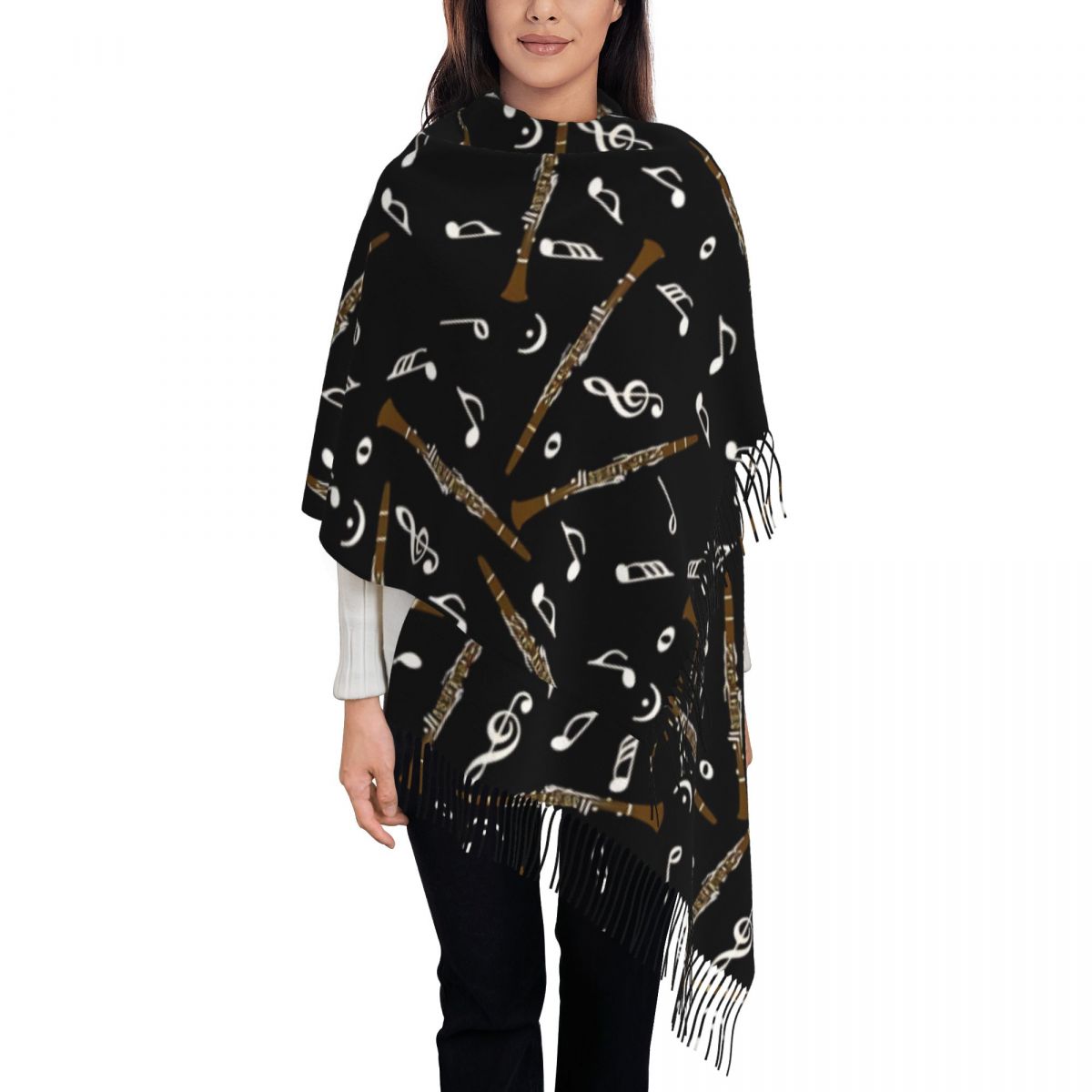 Sciarpa da donna con nappa mod - Pashmina Wrap Large recensione e prezzo