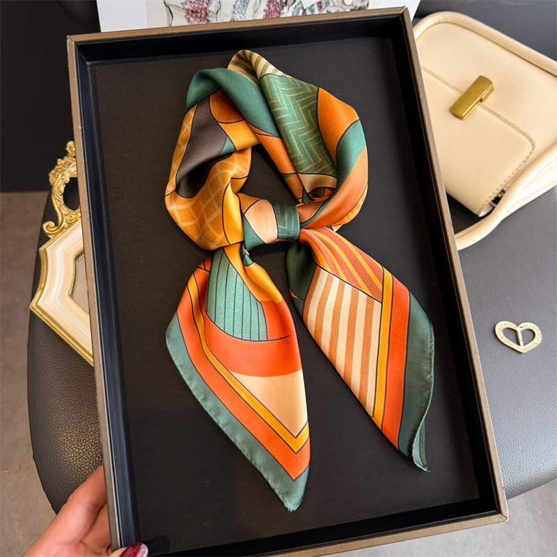 2026 Nuova Geometria Stampa Sc - Ascot Neck Scarf recensione e prezzo
