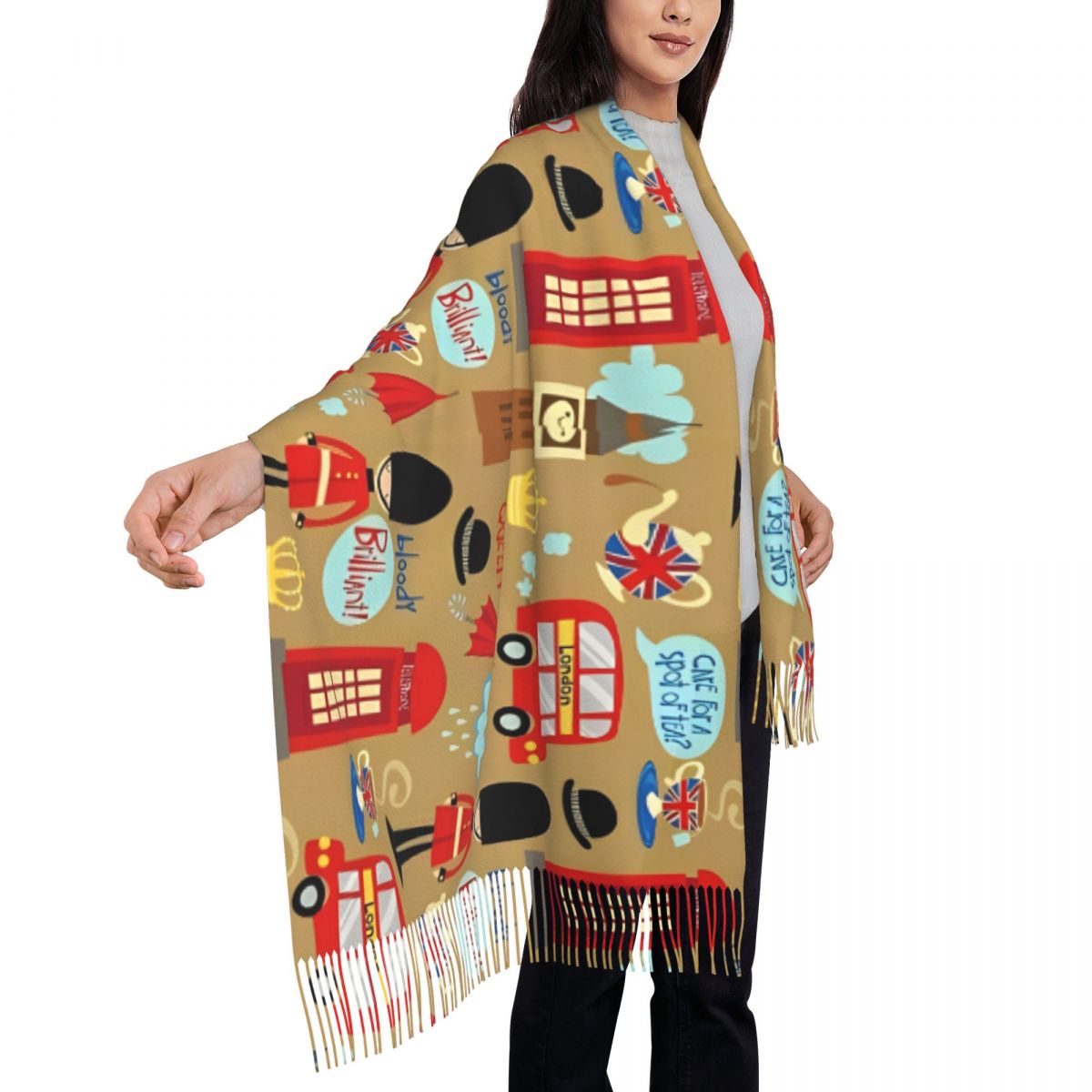 Sciarpa di Londra incantata da - Pashmina Wrap Large recensione e prezzo