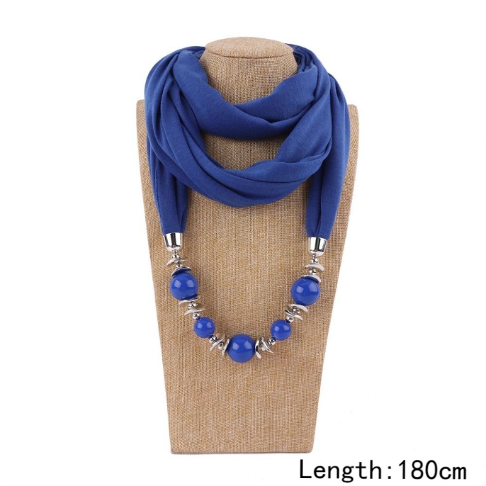 Sciarpa in Chiffon con Perline - Infinity Scarf Knit recensione e prezzo